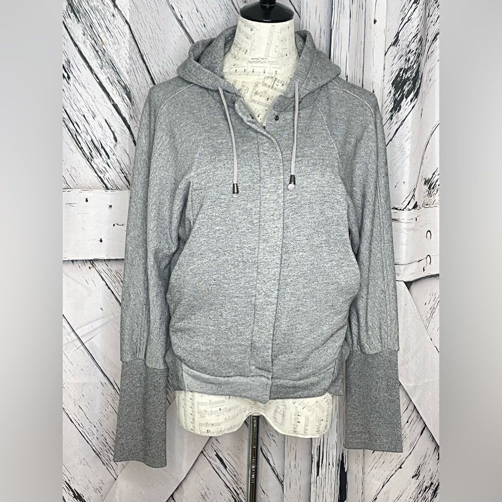 Bonnie Alex Gray Zip-Up Hoodie S/M